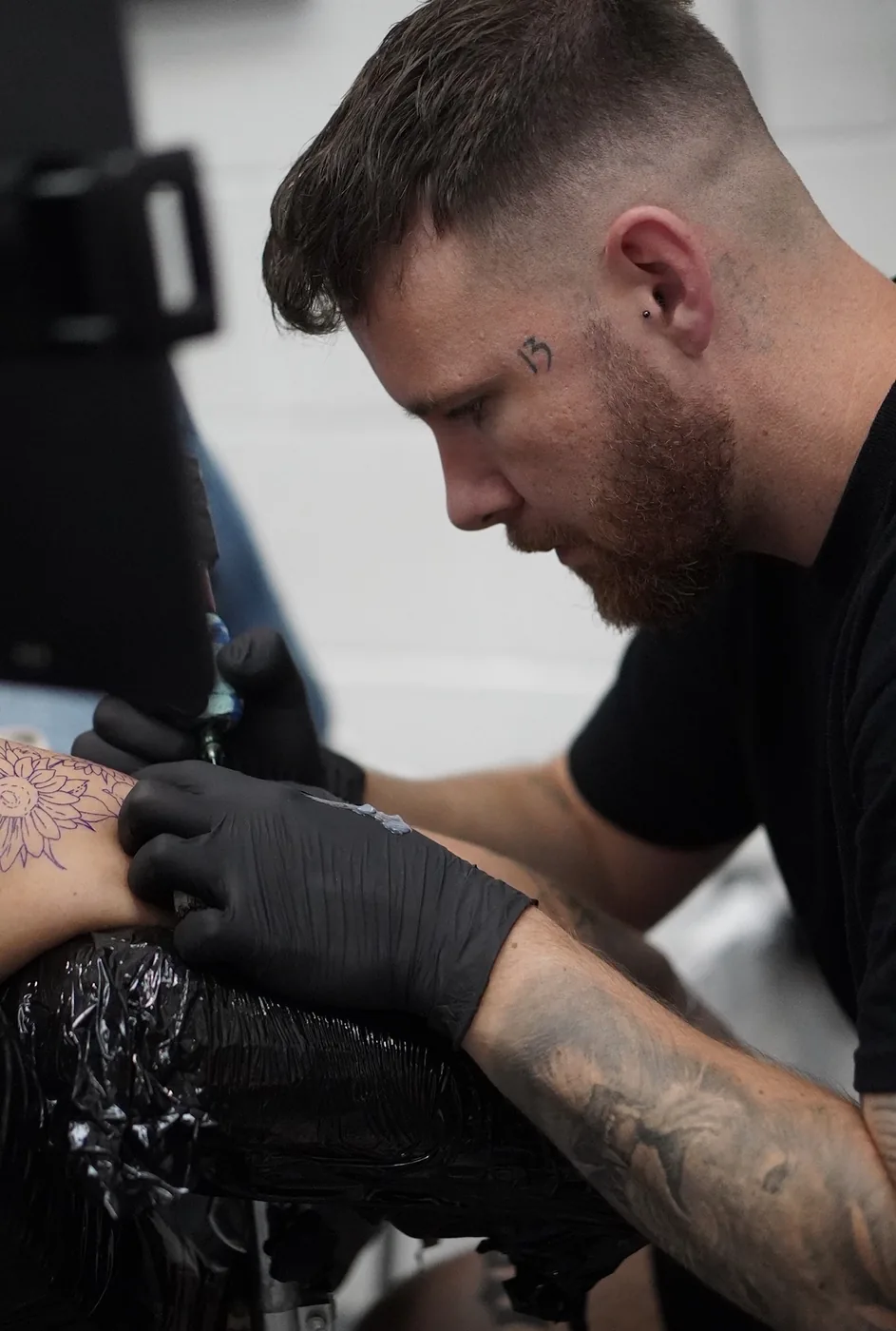 cameron, black & grey realism tattoo artist at shade. studio, yaxley peterborough