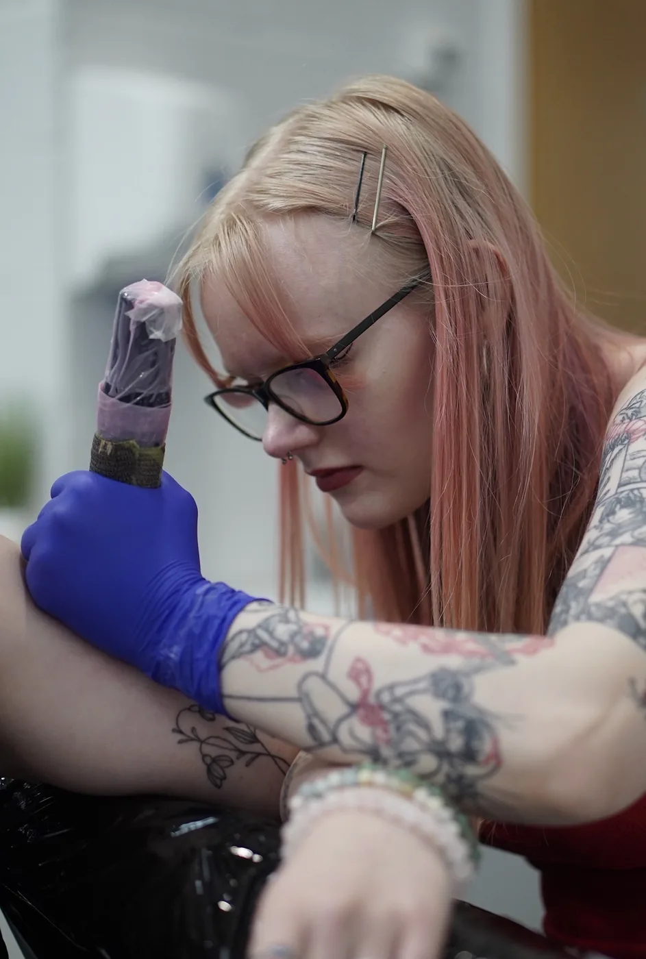 madi, fine line & illustrative tattoo artist at shade. studio, yaxley peterborough